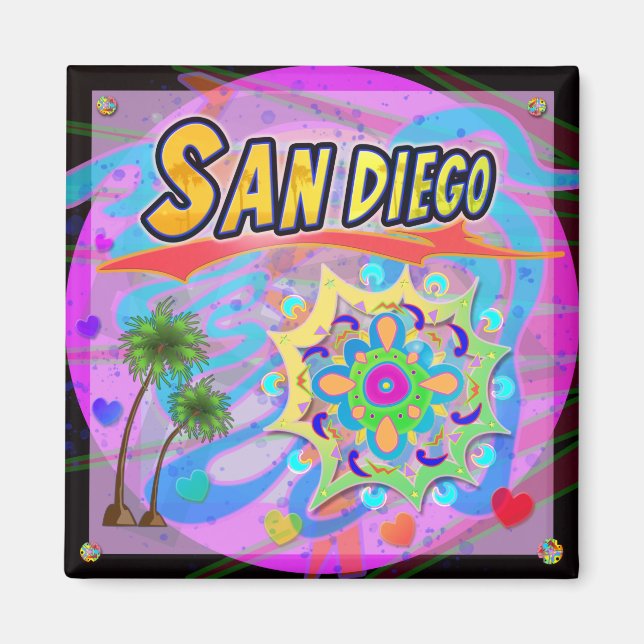 San Diego True Progress Magnet (Front)
