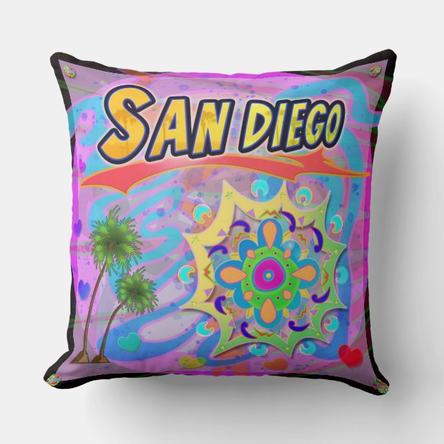 San Diego True Progress Pillow (Front)