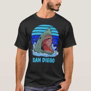 San Diego Vacation Shark Theme Premium T-Shirt