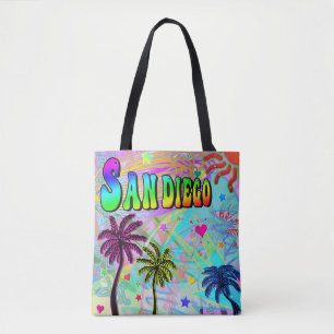 San Diego Vivid Romance Tote Bag