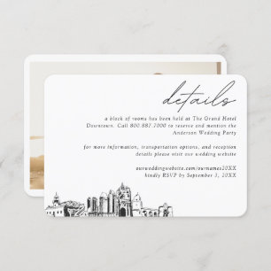 San Diego Wedding Hotel Room Block Details Enclosure Card
