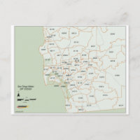 San Diego Zip Code Map