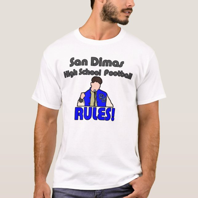 San Dimas High School Football RULES Shirt (Front)
