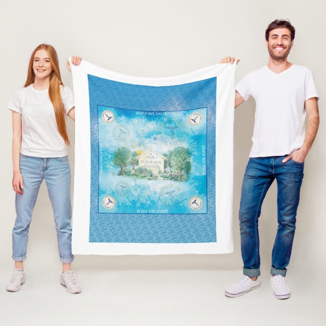 San Esprit Tuch Fleece Blanket (In Situ)