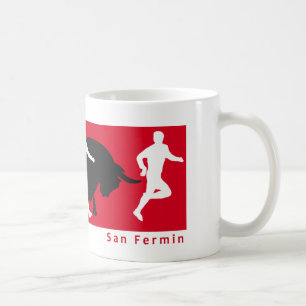 San Fermin, Pamplona: running with the bulls, Coffee Mug