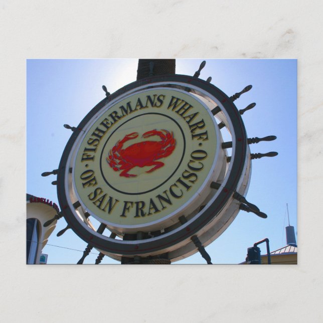 san fran wharf postcard (Front)
