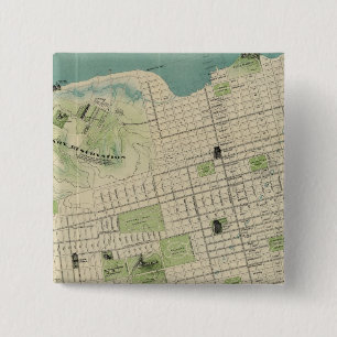 San Francisco 15 Cm Square Badge