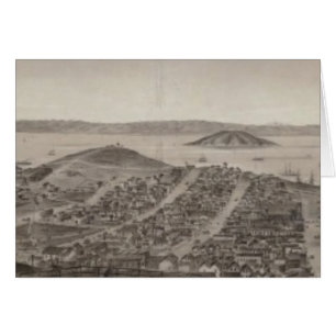 San Francisco, 1862 from Russian Hill