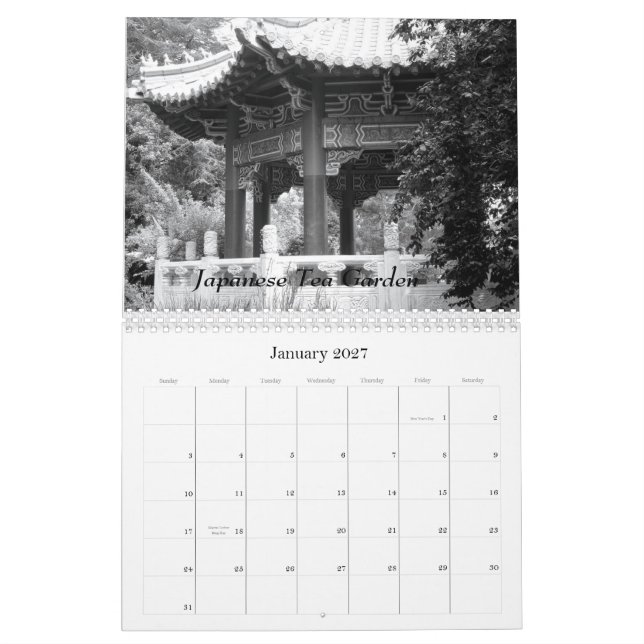 San Francisco  , 2008 2nd Version Calendar (Jan 2027)