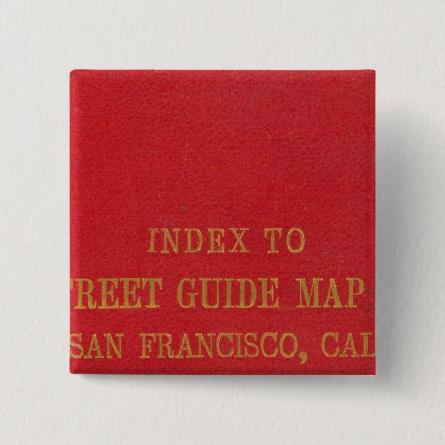 San Francisco 2 15 Cm Square Badge (Front)