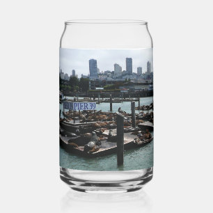 San Francisco and Pier 39 Can Glass