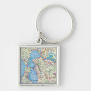 San Francisco and Vicinity Key Ring