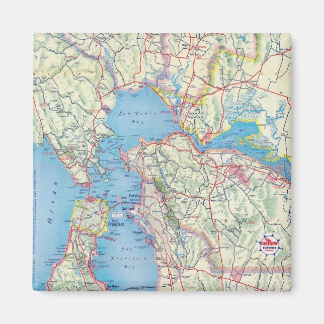 San Francisco and Vicinity Magnet (Front)