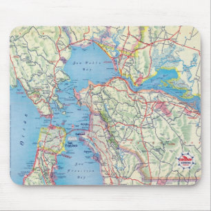 San Francisco and Vicinity Mouse Mat