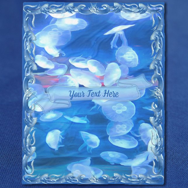 San Francisco Aquarium Jellyfish 0925 Fleece Blanket (Creator Uploaded)