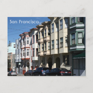 san francisco architecture postcard