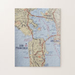 San Francisco Area Map Jigsaw Puzzle<br><div class="desc">Wonderful old street map of San Francisco,  Oakland,  and the Bay area repurposed on a 11x14 jigsaw puzzle!</div>