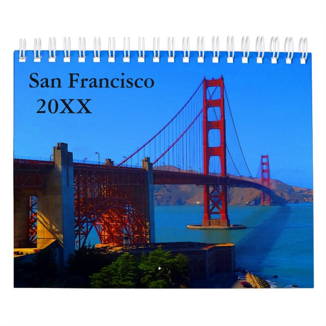 San Francisco Attractions #1 Calendar (Cover)