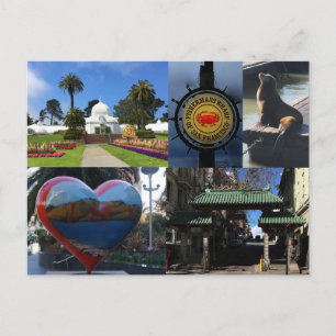 San Francisco Attractions #1 Postcard