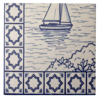 San Francisco Azulejo Mural 5 of 6 Bottom Left Tile