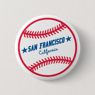 San Francisco Baseball 6 Cm Round Badge
