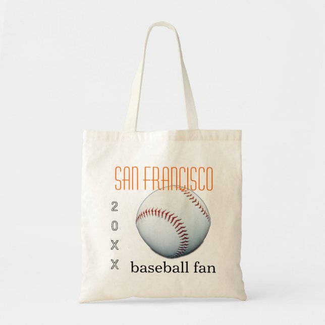 San Francisco Baseball Fan Tote Bag (Front)