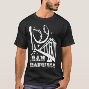 San Francisco Baseball   Patriotic Baseball T-Shirt