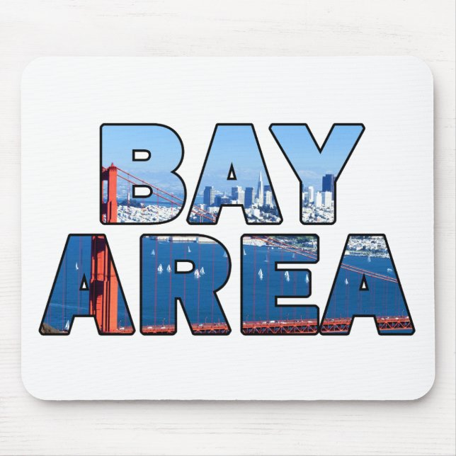 San Francisco Bay Area Mouse Mat (Front)
