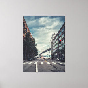 San Francisco Bay Bridge View Canvas Print