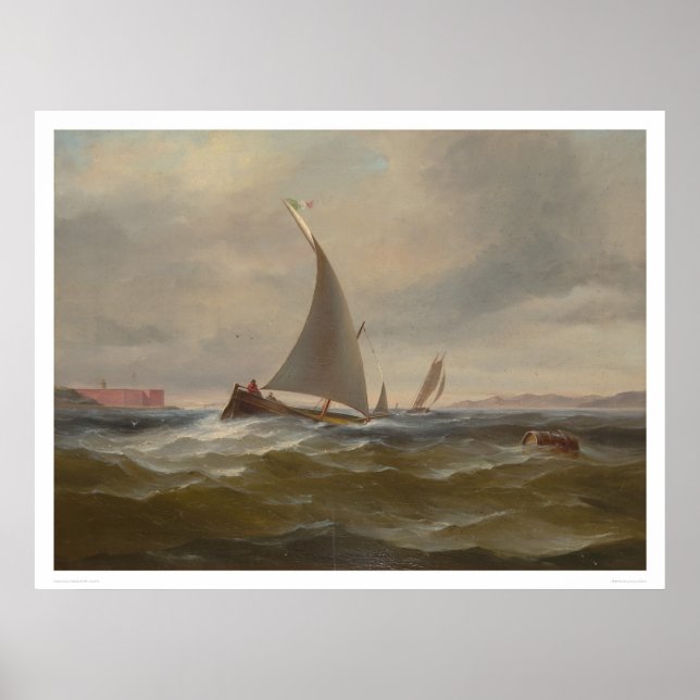 San Francisco Bay Felluca (1314) Poster (Front)