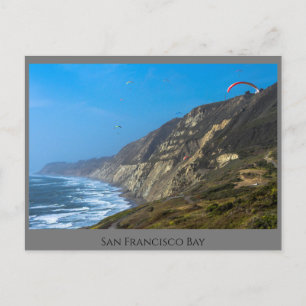 San Francisco Bay Mussel rock Holiday Postcard