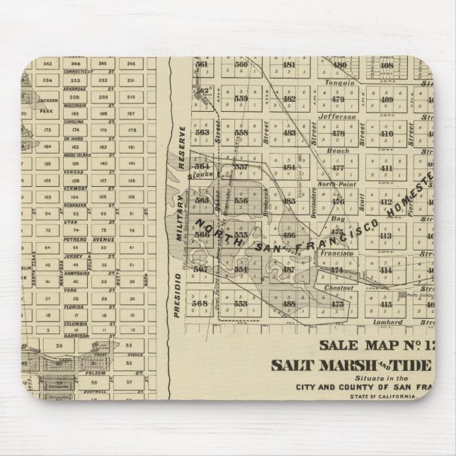 San Francisco Bay Salt Marsh 2 Mouse Mat (Front)