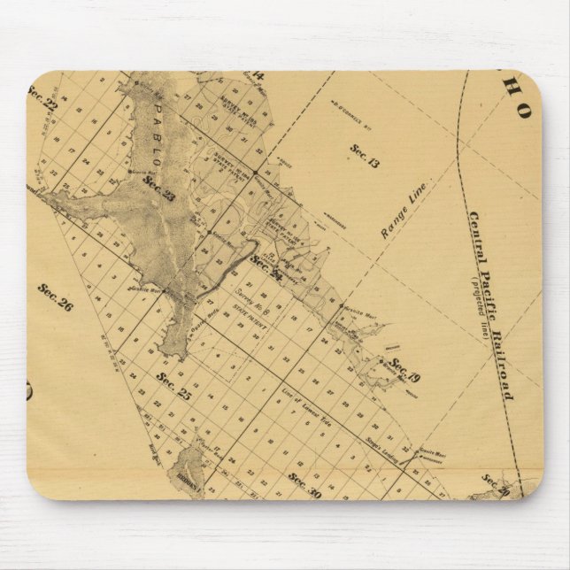 San Francisco Bay Salt Marsh Mouse Mat (Front)