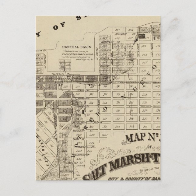 San Francisco Bay Salt Marsh Postcard (Front)