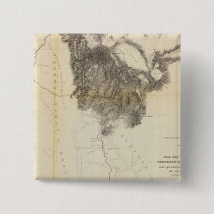 San Francisco Bay to N boundary of California 15 Cm Square Badge