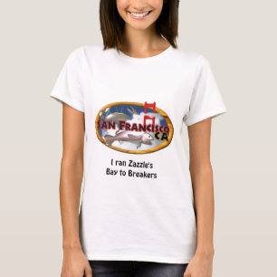 San Francisco Bay with personalised words T-Shirt