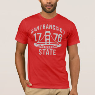 San Francisco Bridge Graphic Retro California T-Shirt