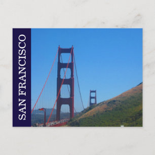 san francisco bridge postcard