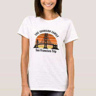 San Francisco Bridge Sunset Custom Trip Women's T-Shirt