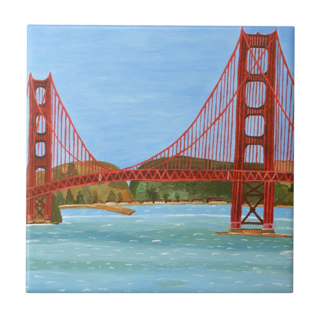 San Francisco Bridge Tile (Front)