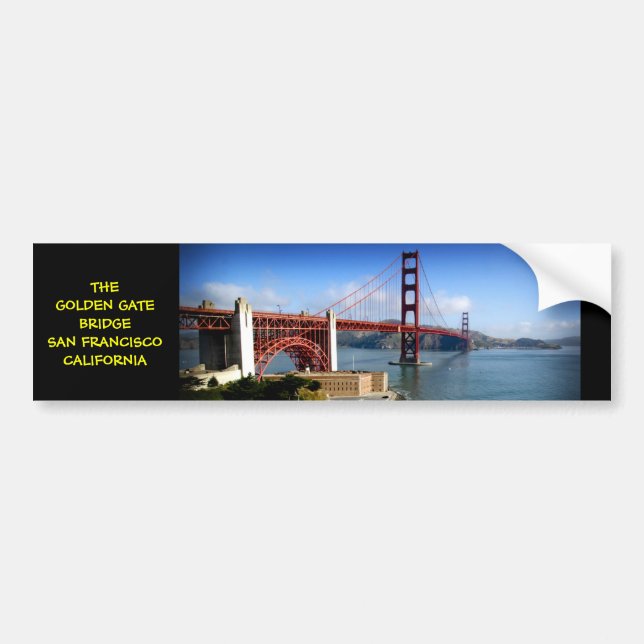 San Francisco Bumper Sticker (Front)