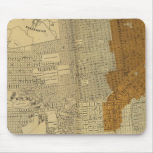 San Francisco burnt area, 1906 Mouse Mat