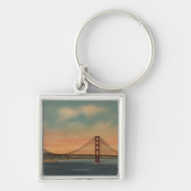 San Francisco, CA 2 Key Ring (Front)