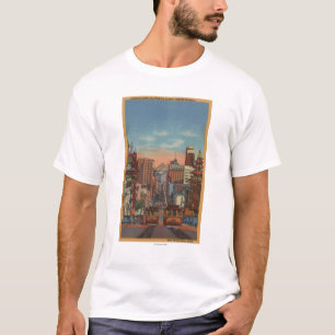San Francisco, CA - Cable Cars going up T-Shirt