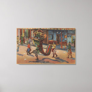 San Francisco, CA - Dance of the Magnificent Canvas Print