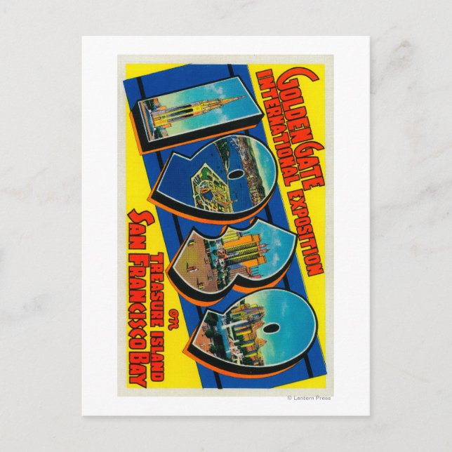 San Francisco, CA - Golden Gate Internat'l Postcard (Front)