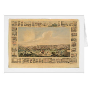 San Francisco, CA. Panoramic Map 1860 (1162A)