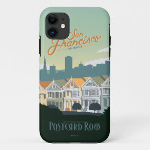 San Francisco, CA - Postcard Row iPhone 11 Case