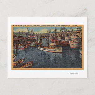 San Francisco, CA Purse-Seiners at Fisherman's Postcard