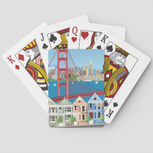 San Francisco, CA The City By The Bay Playing Cards